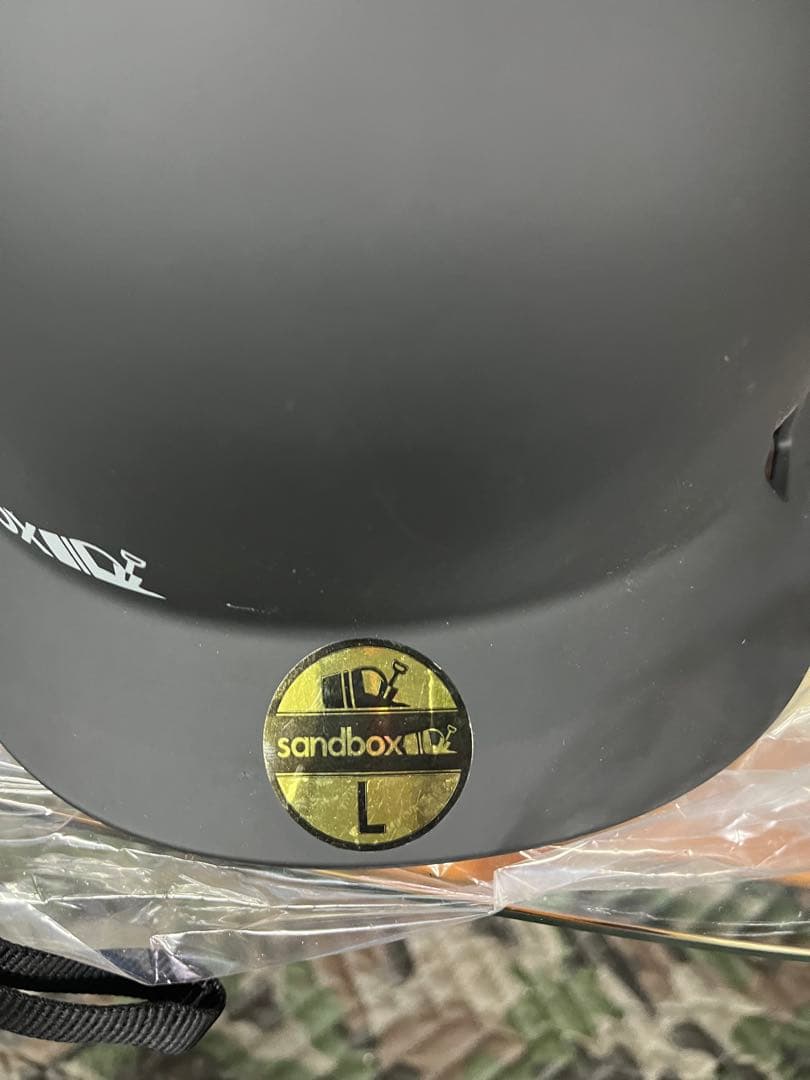 sandbox マットブラック スノーボードヘルメット