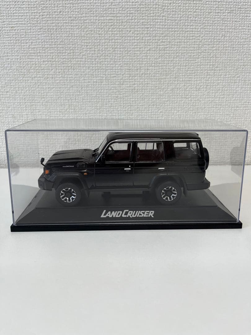 ランドクルーザー70 ブラック ミニカー