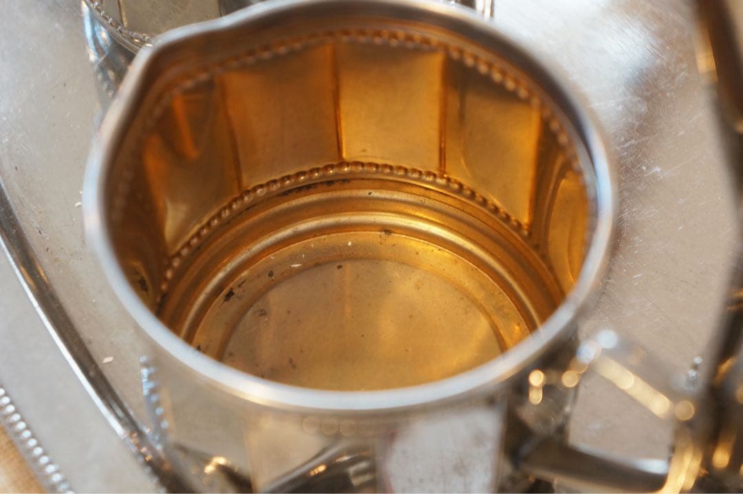 アンティーク　シルバープレート　ティーセット