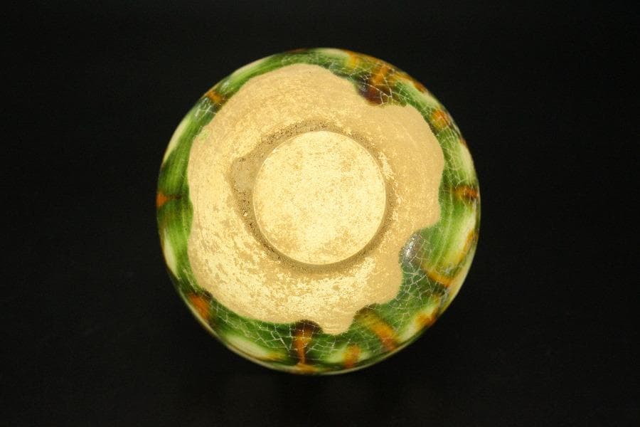 中国美術 唐三彩 盃 盤 揃 有名陶芸家所蔵(HA501)