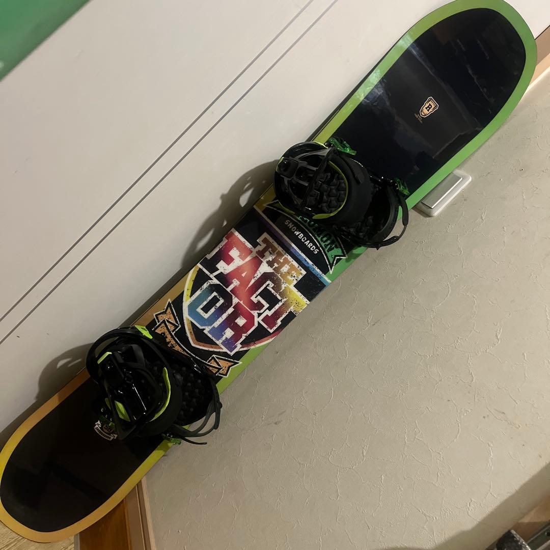 新古ボードセット！中級者になったらコレ！SALOMON factor 156cm