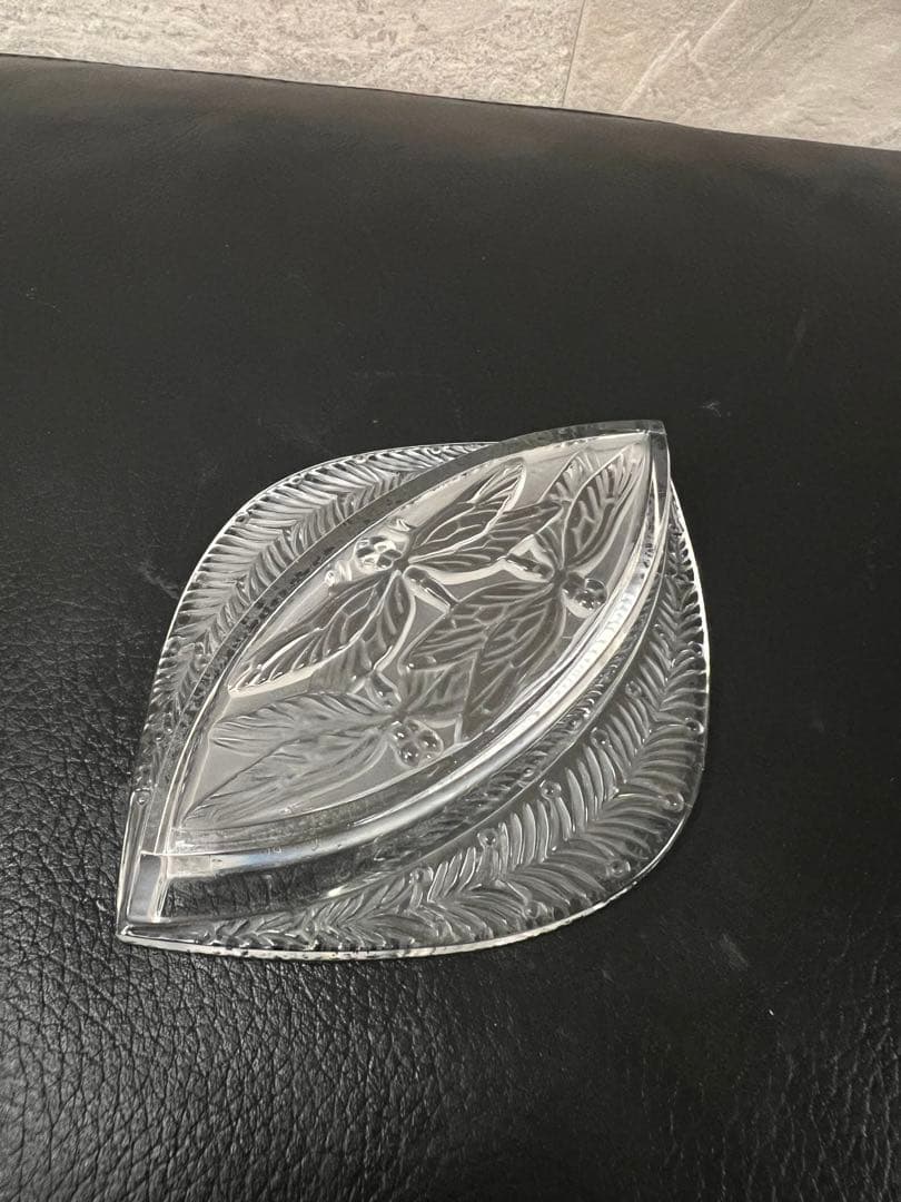 Lalique ラリック 蜻蛉　トンボ　アンティークトレイ