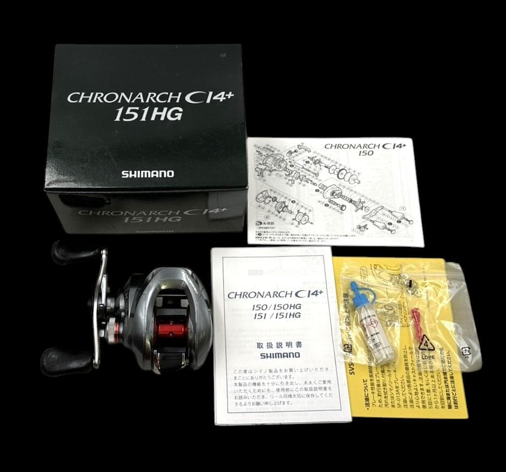 シマノ ベイトリール クロナークCI4+151HG 箱付 左利き