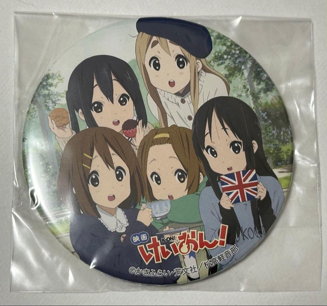 けいおん 映画 イギリス　ロンドン 缶バッジ