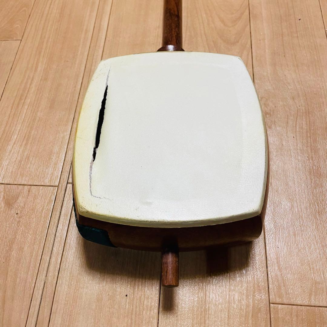 三味線　かりん　花林材　ハードケース付　現状品