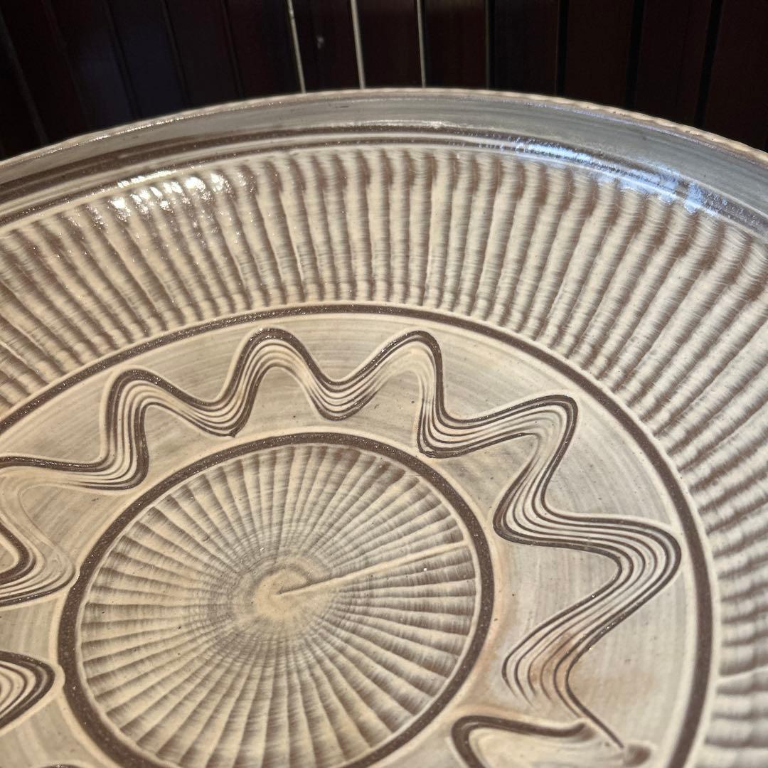 民藝　小鹿田焼　大皿鉢