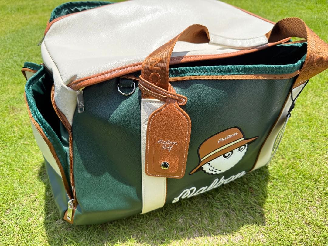 即日発送Malbon ゴルフバッグマルボンゴルフボストンバッググリーン