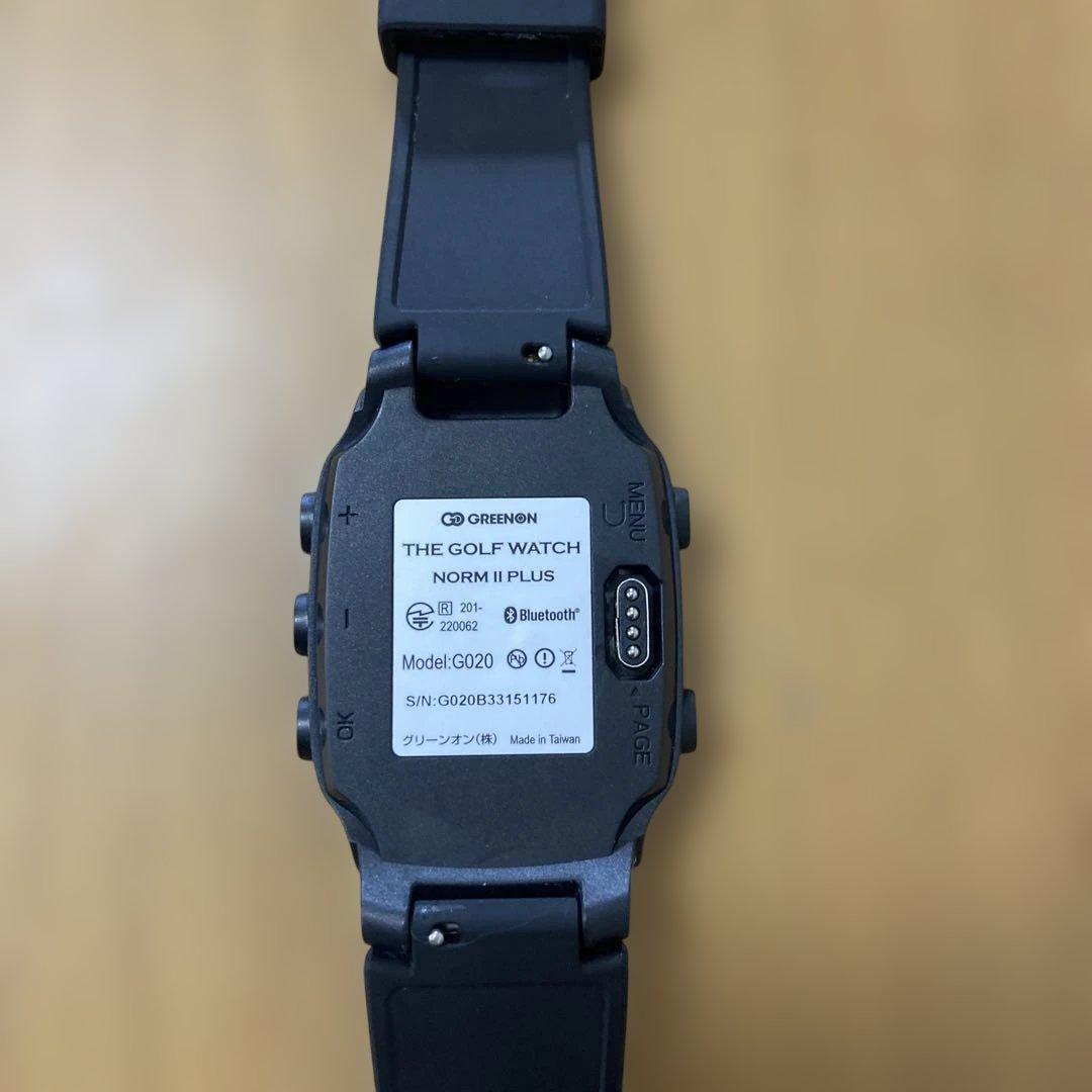 ゴルフウォッチ NORM II PLUS ブラック 美品