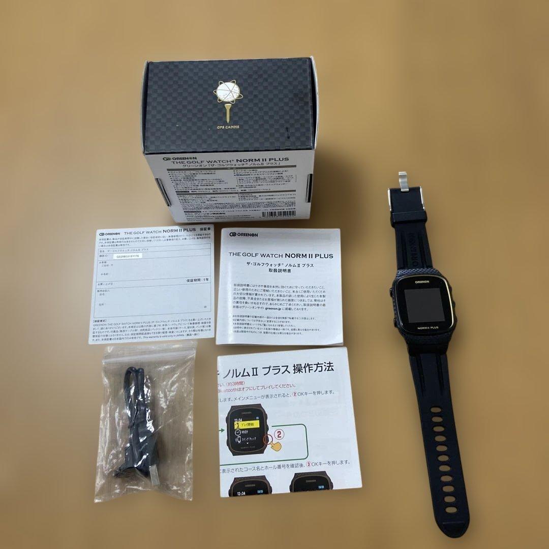 ゴルフウォッチ NORM II PLUS ブラック 美品