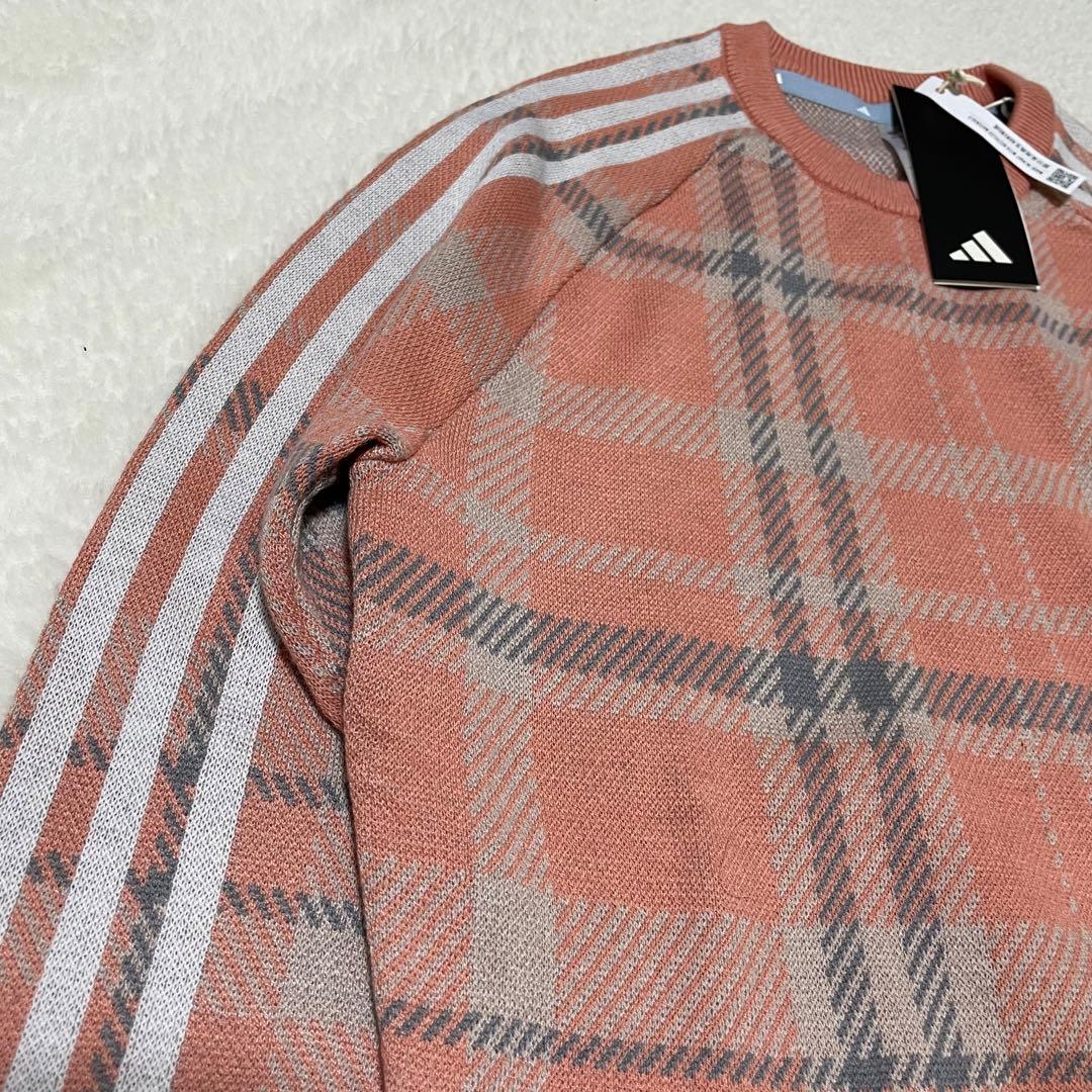 新品未使用【アディダスゴルフ】ニット　セットアップ　スカート　ピンク　M