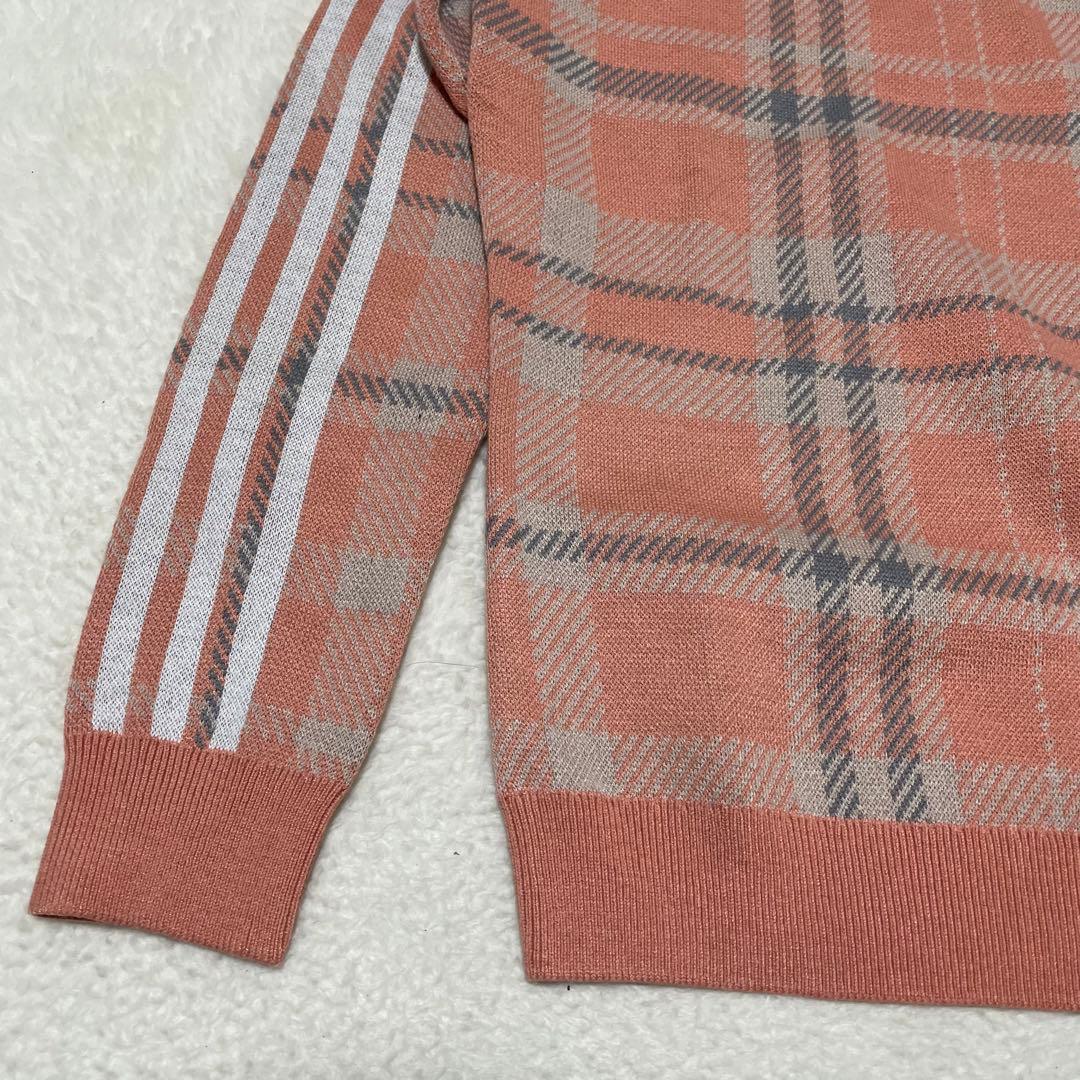 新品未使用【アディダスゴルフ】ニット　セットアップ　スカート　ピンク　M