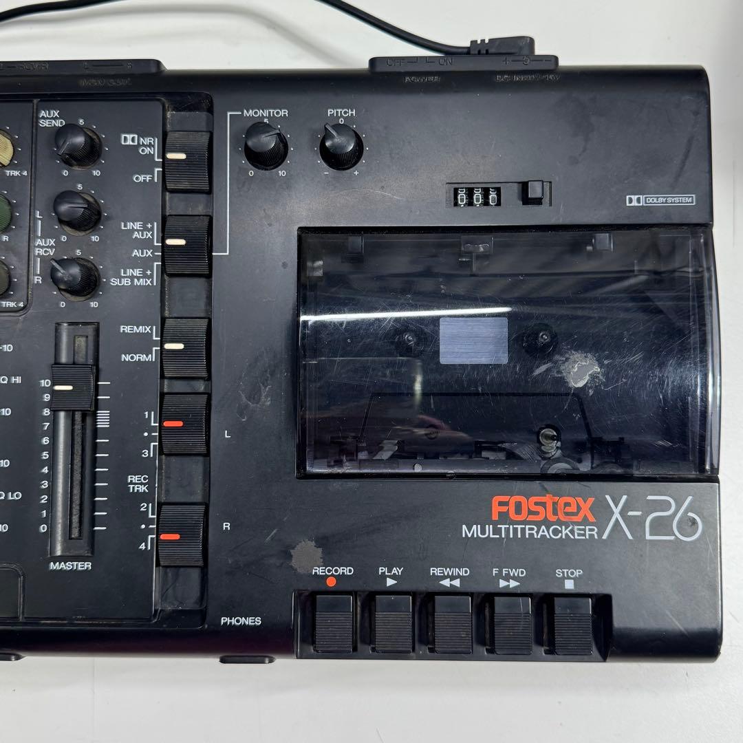 Fostex X-26 マルチトラックレコーダー 通電のみ確認済み