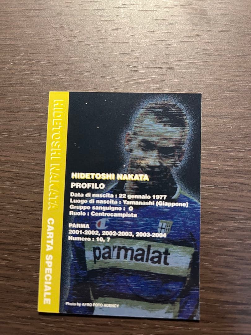 中田英寿　カード