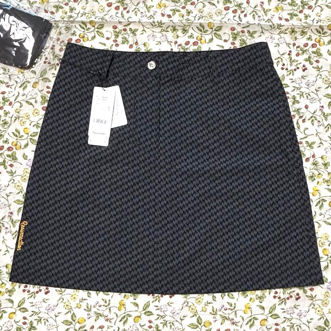 Resurrection GMフルパターンスカート ブラック サイズS