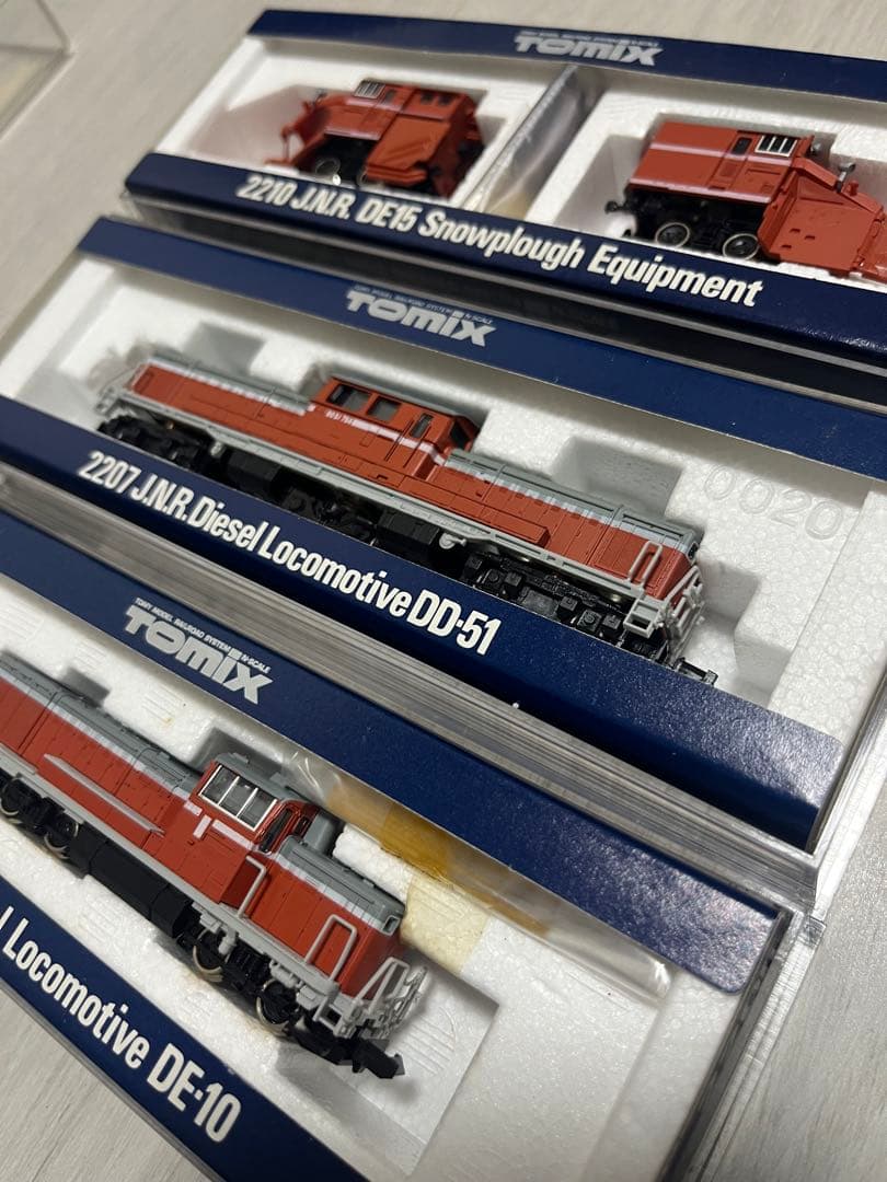 TOMIX J.N.R. ディーゼル機関車DE15/DD-51/DE-10セット