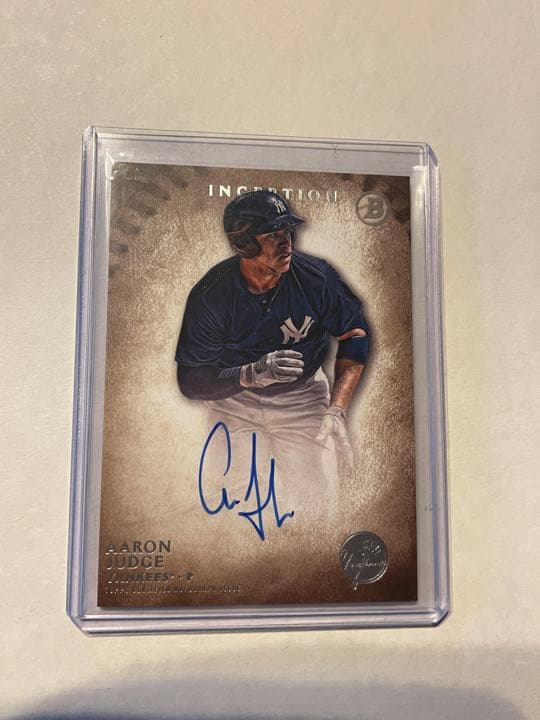 Aaron Judge auto 2015 直筆サイン Inception