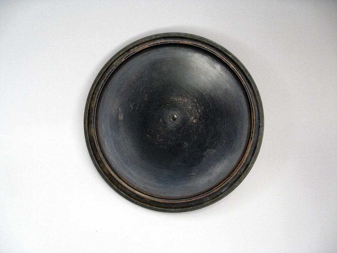 #北野宗三郎 #独楽形 #鉄瓶 #取手銀象嵌 #共箱 #彫刻 茶注 #水注 小振