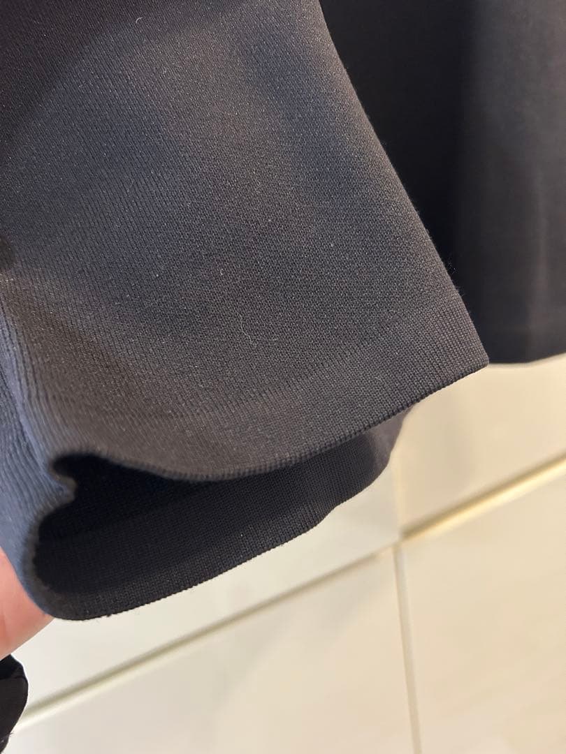 【美品】デサントゴルフ　タートルネック ストライプ