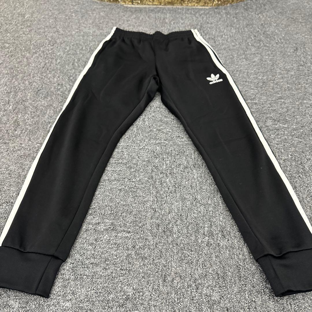 新品adidas トラックパンツ 黒 S RUN DMC セットアップ可
