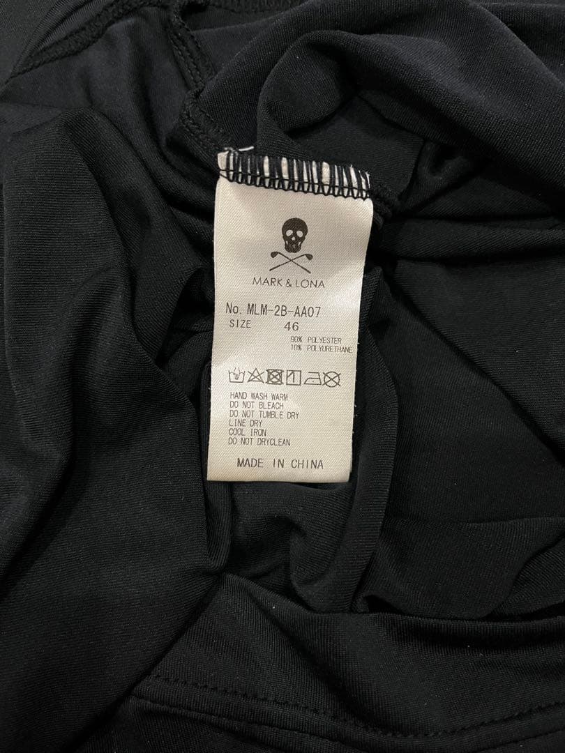 MARK & LONA メンズシャツ 46 ブラック