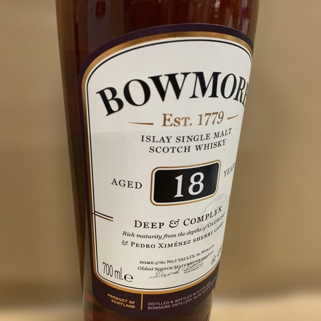 プロフ必読でお願いします！ 　BOWMORE 18年700ml ウイスキー