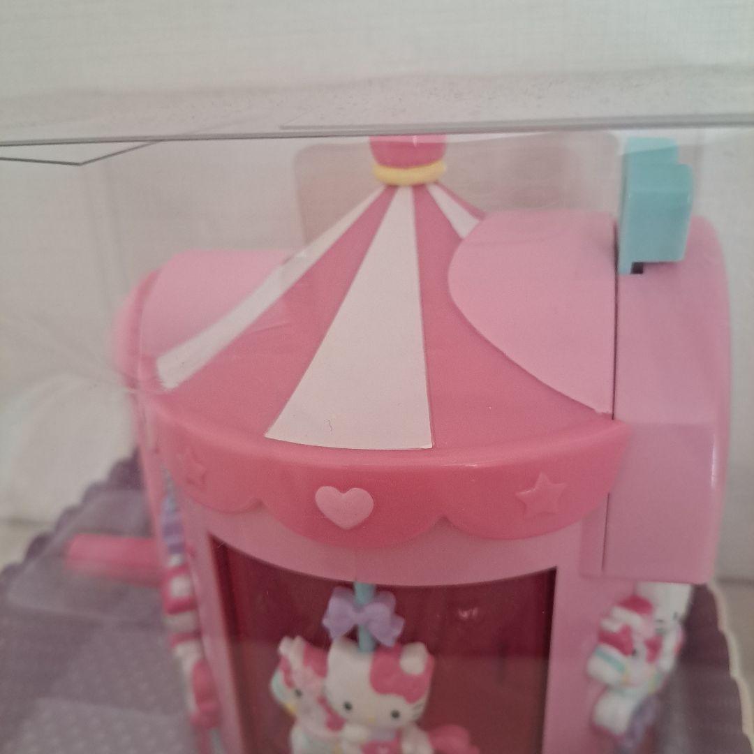 キティ　サンリオ　レトロ　えんぴつけずり　メリーゴーランド　鉛筆削り