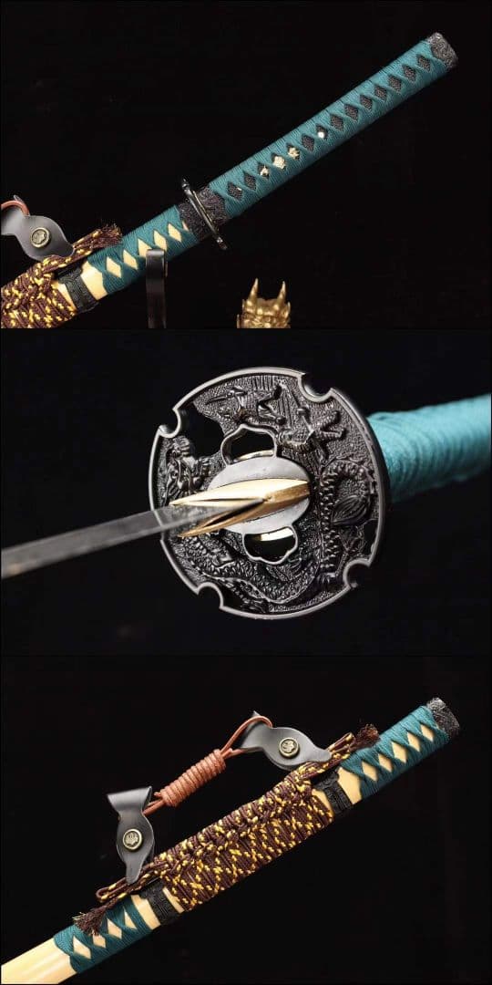 【武士太刀】徳淵 武具　刀装具　日本刀　模造刀 居合刀