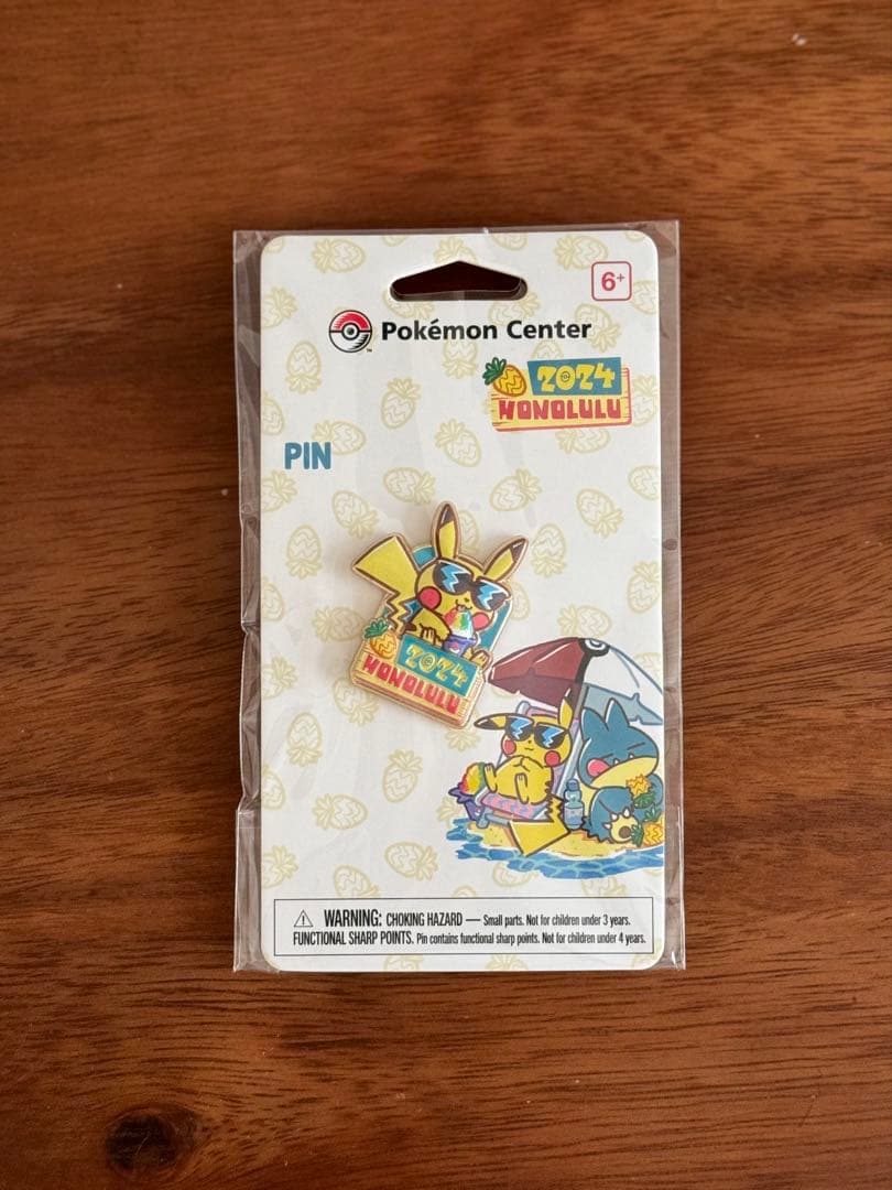 【WCS2024 ポケモンカード ホノルル】 大人気サングラスピカチュウピンズ