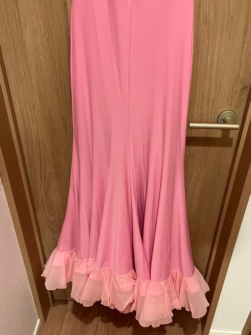 社交ダンス　クリスアンクローバー ピンク　ワンピース