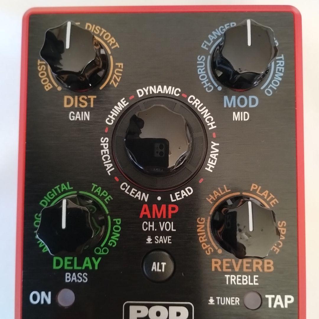 LINE 6 POD Express ギターエフェクター + 社外ACアダプター