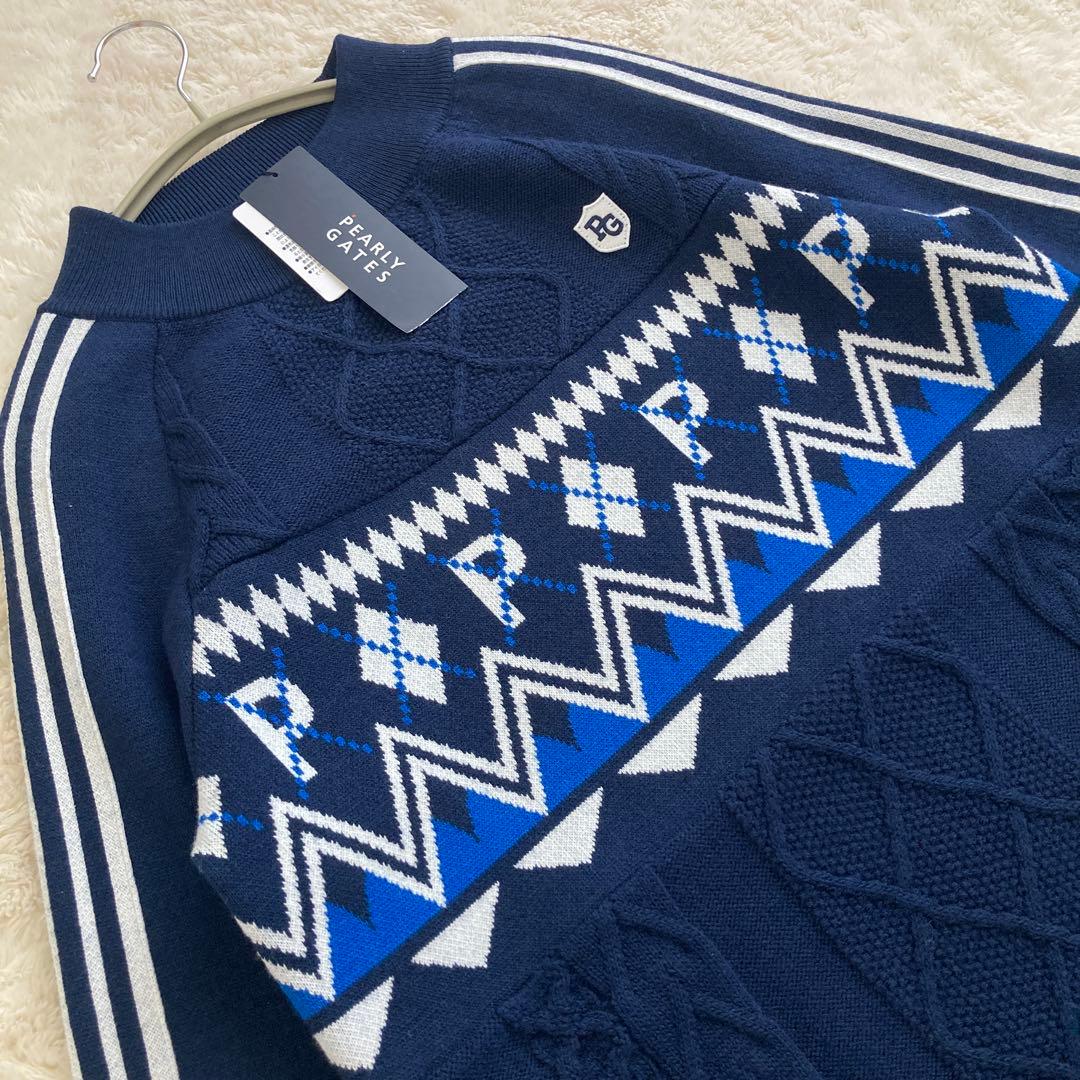 タグ付新品！PEARLY GATESパーリーゲイツ　ケーブルニット　ワンピース