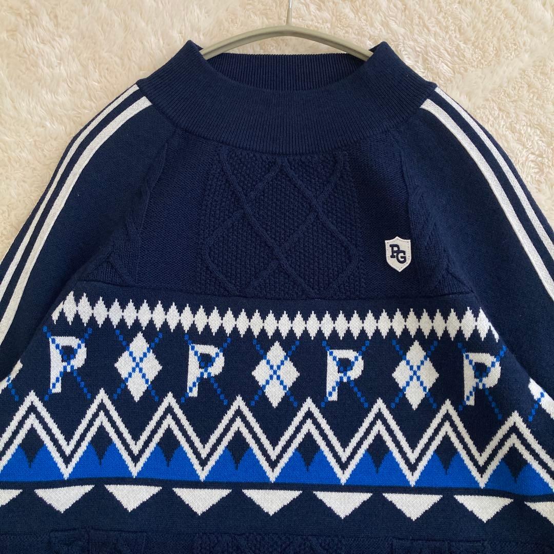 タグ付新品！PEARLY GATESパーリーゲイツ　ケーブルニット　ワンピース