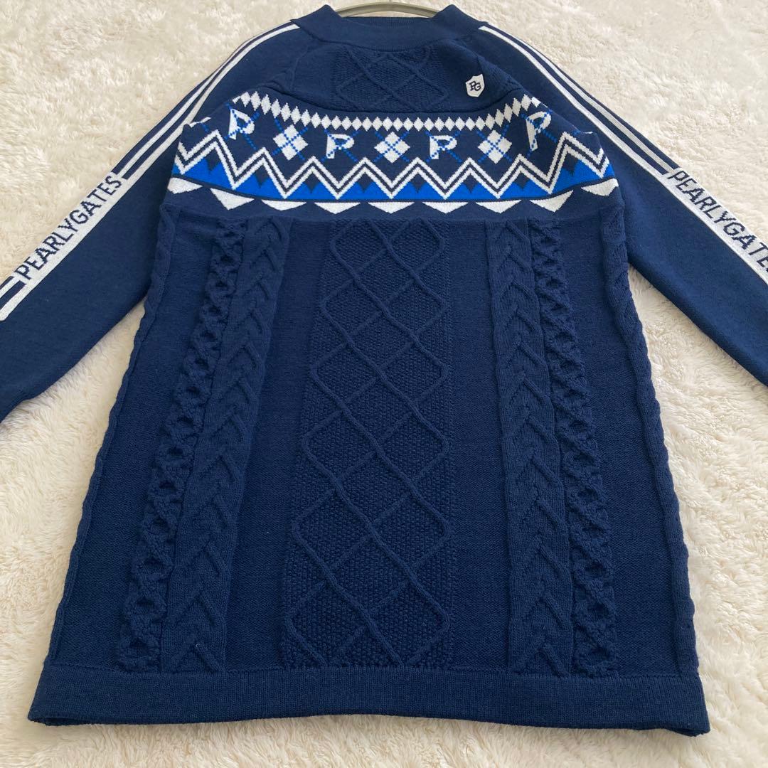 タグ付新品！PEARLY GATESパーリーゲイツ　ケーブルニット　ワンピース