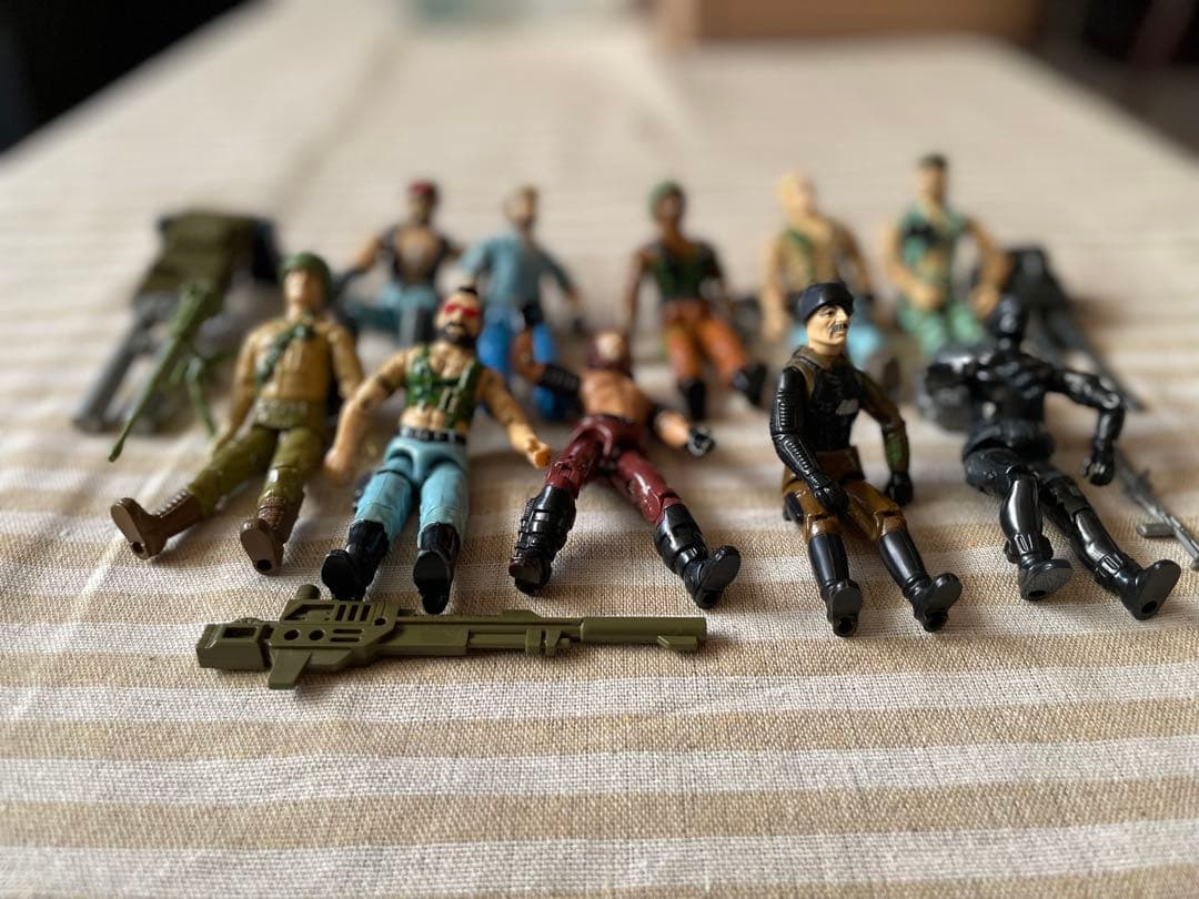 【G.I.ジョー】ミリタリーフィギュア 10体セット 武器付き