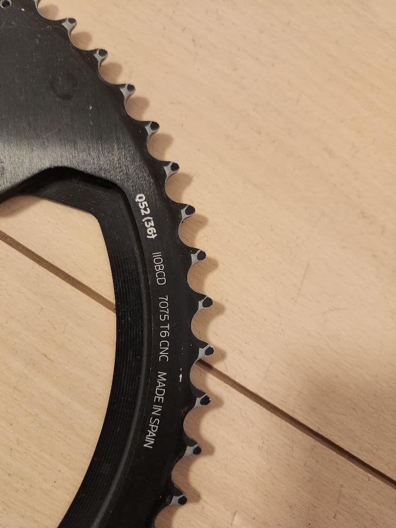 ROTOR 楕円チェーンリング 2枚セット 52-36