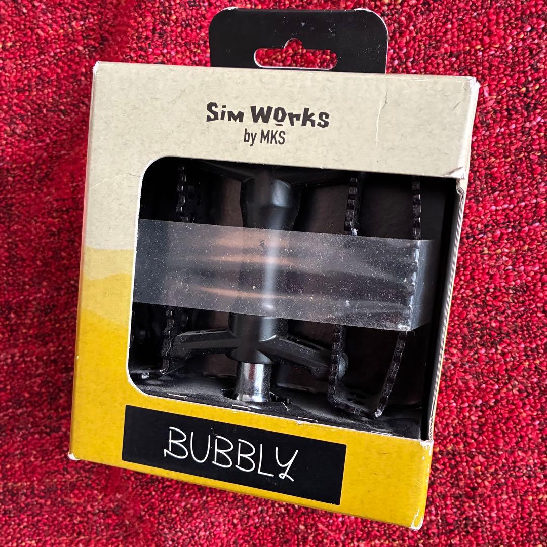 simworks by MKS BUBBLY ペダル Black 黒新品