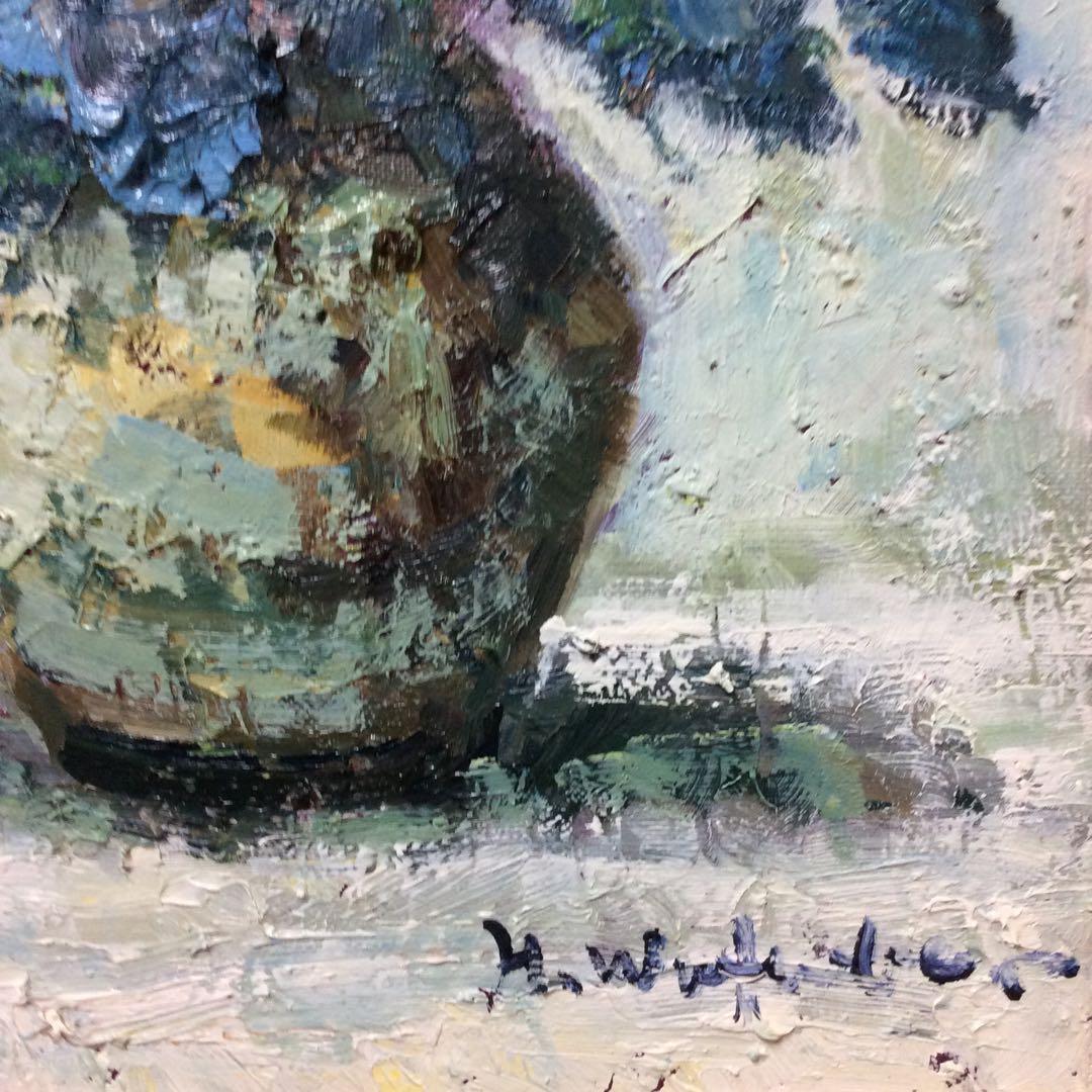 絵画・油絵・額付・渡部ひでき・薔薇・静物画・油彩画・美術品・インテリア