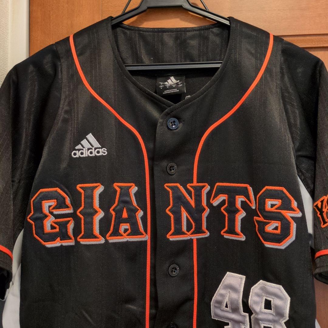adidas ジャイアンツ Mサイズ 矢野謙次 48番 刺繍ユニフォーム