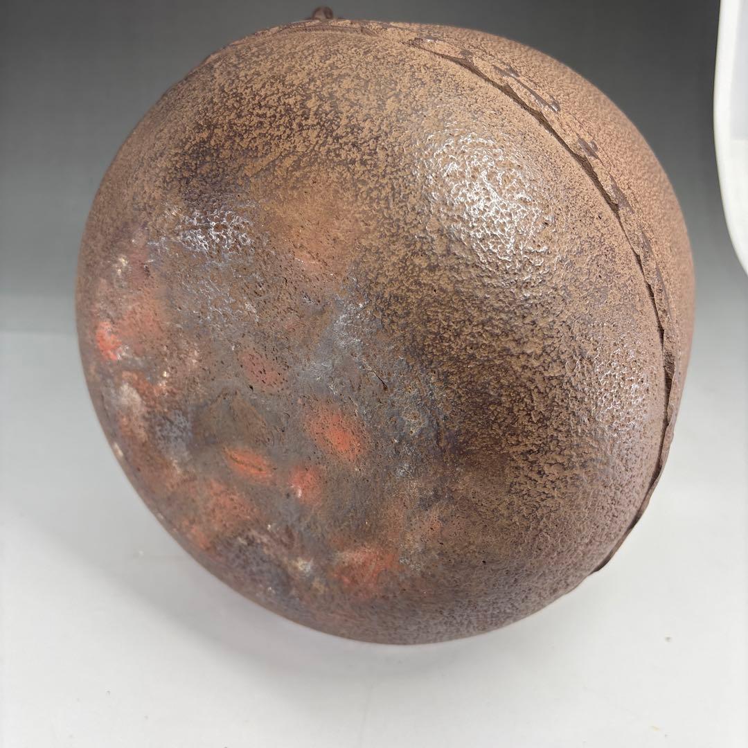 【茶道具】寿英造　万代屋釜　銀摘み　釜環付　炉開きに