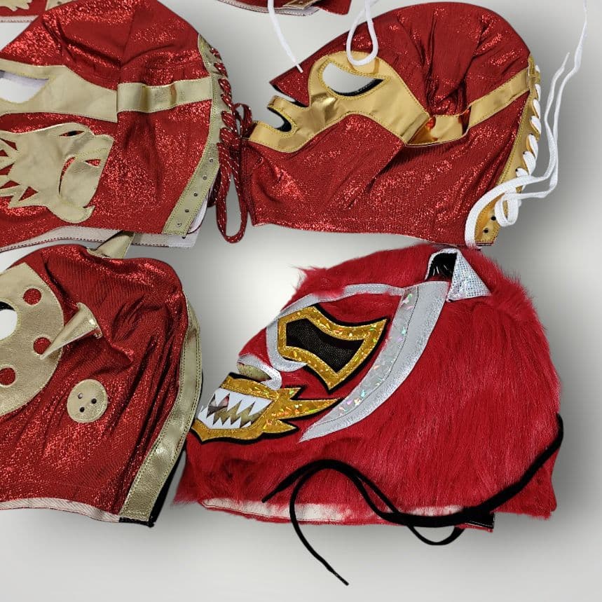 シ*ー様 【未使用】プロレスマスク カヤック他８点セット　コレクション・インテリ