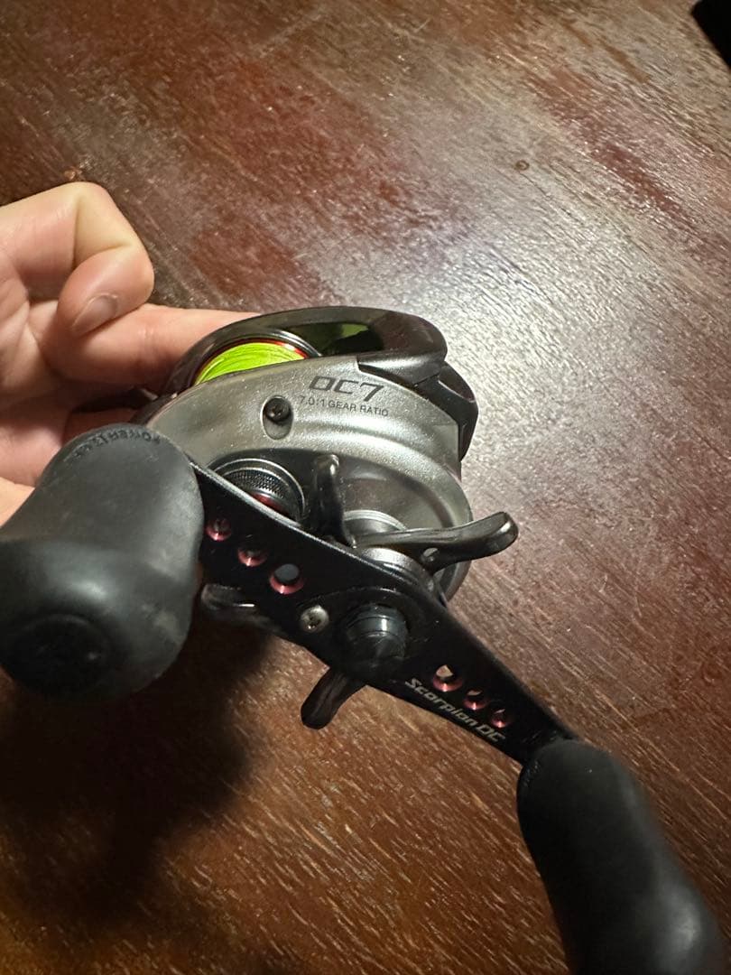 スコーピオンDC7 ベイトリール