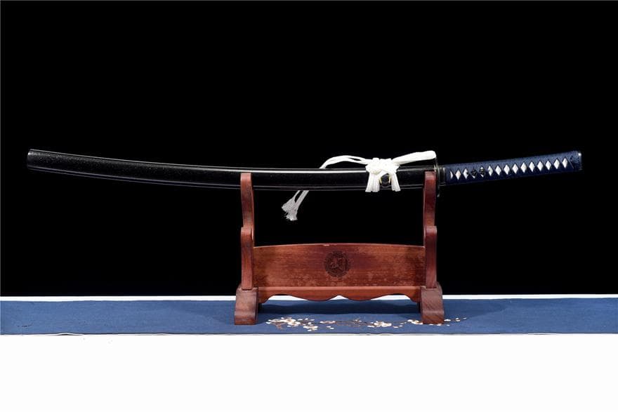 T 10焼刃木の葉紋侍刀『寒夜』日本刀 模造刀 居合刀