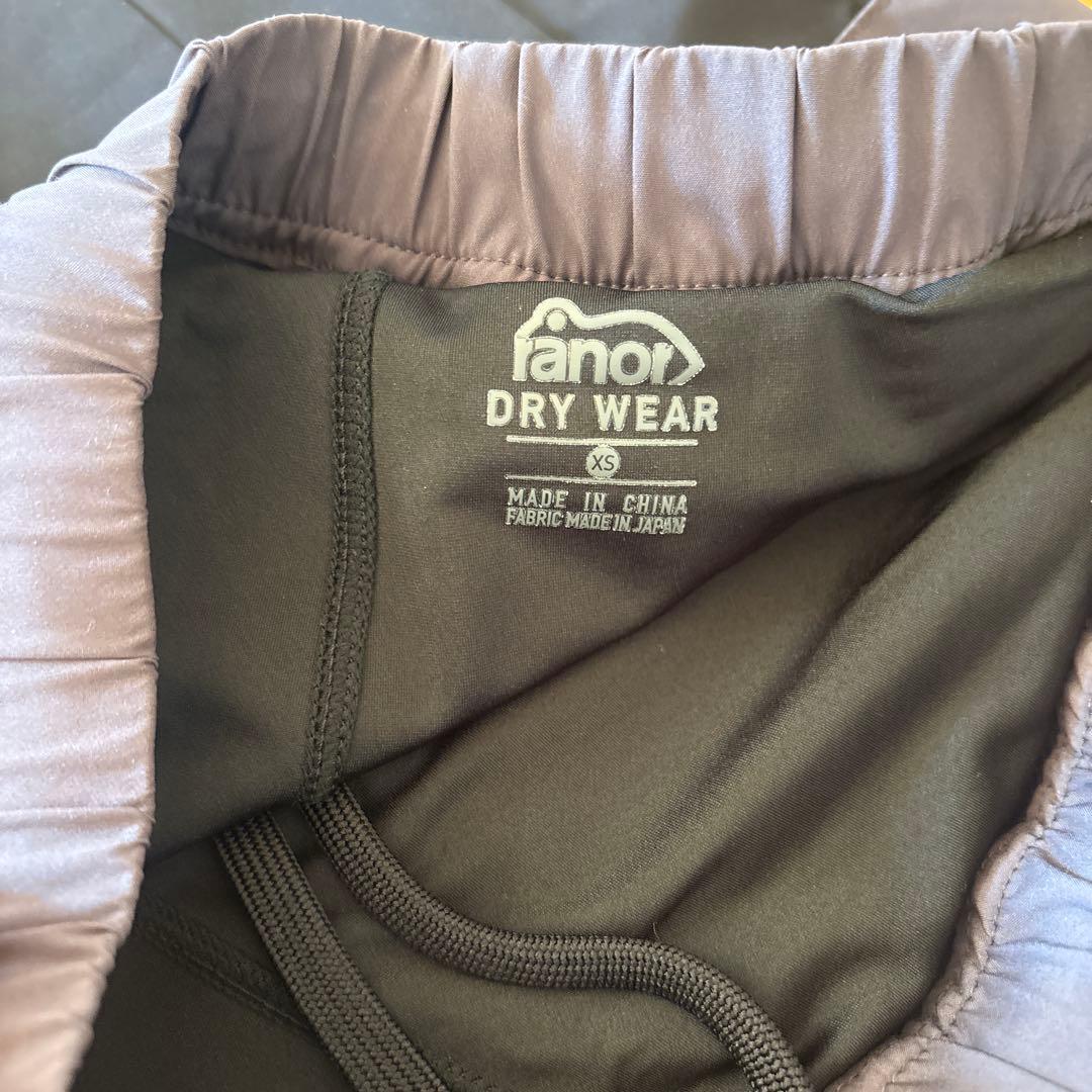 ranor プリーツランスカ　黒/カーキ