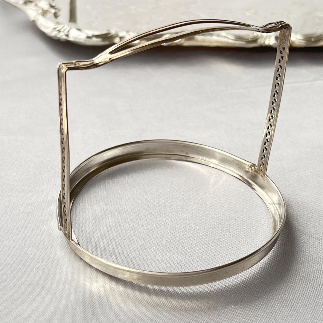 【純銀/ガラス】ワイングラスコースター 6枚 スターリングシルバー