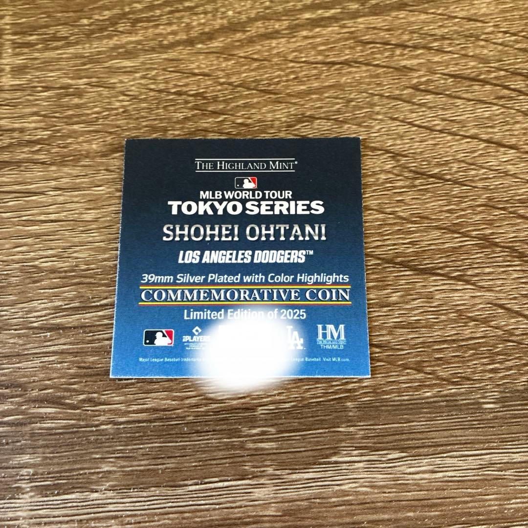 【2025MLB開幕戦 東京シリーズ記念モデル】 大谷翔平　シルバー