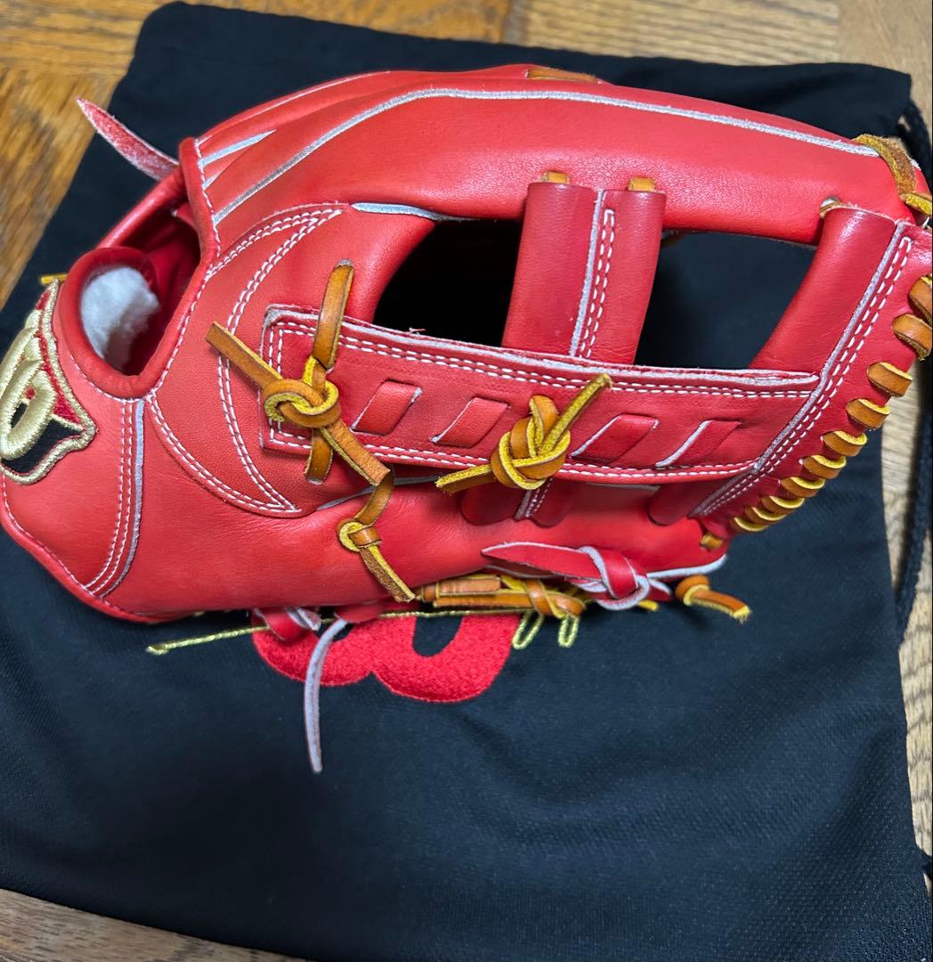 ウィルソン　硬式グローブ 赤
