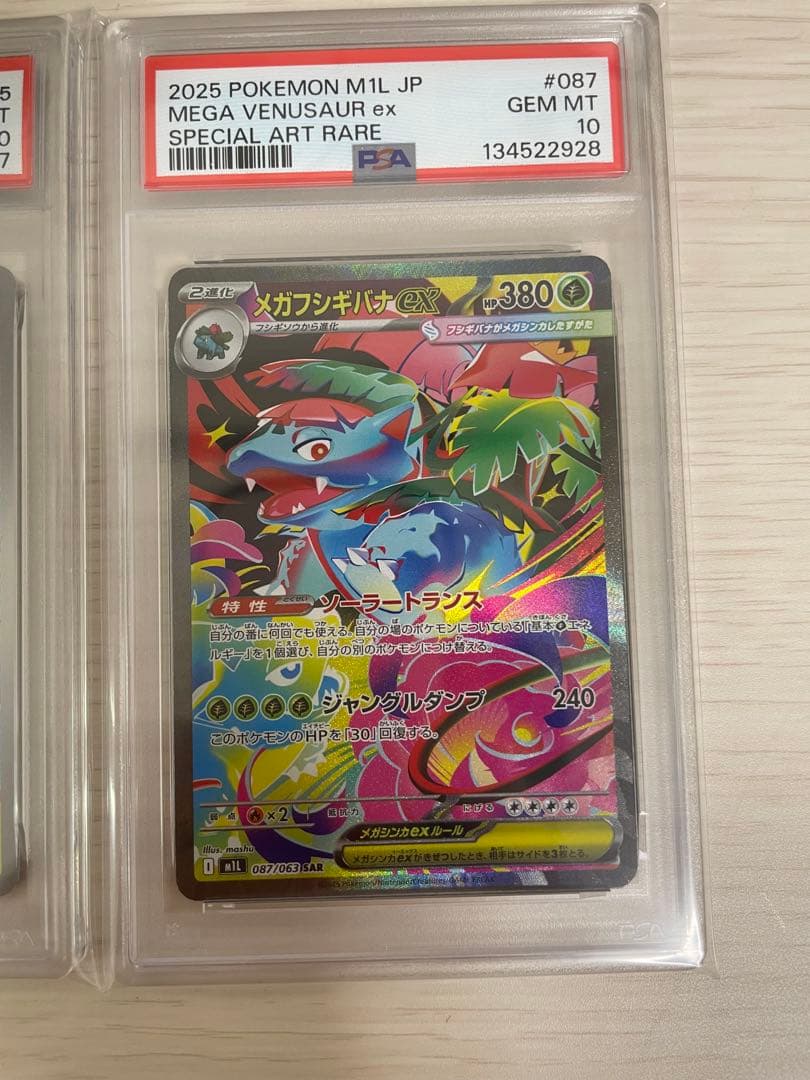 【PSA10連番】メガフシギバナex_SAR 進化ライン