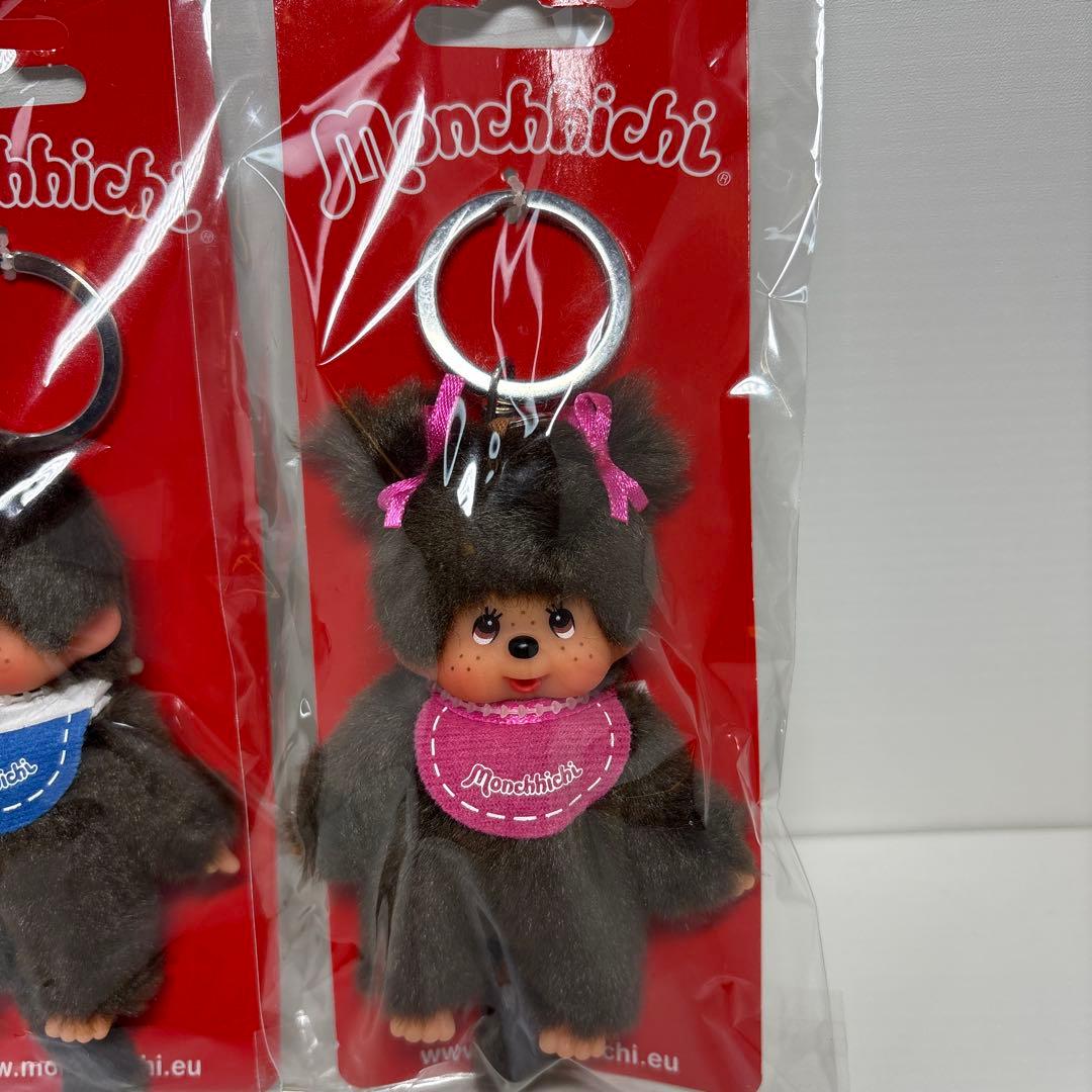 EU限定 2018年 モンチッチ キーホルダー 計3個&ディスプレイボックス付き