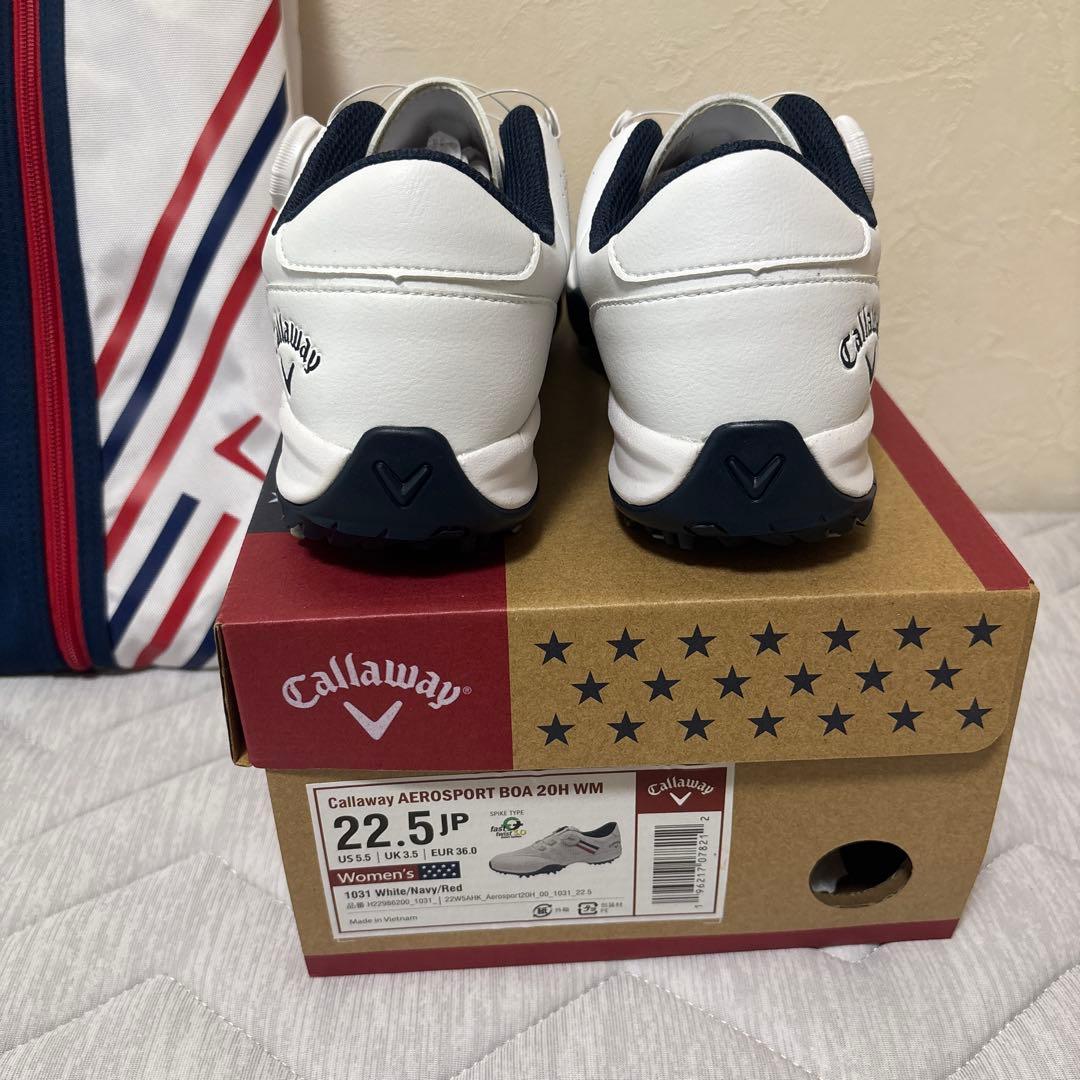 シューズ(女性用) Callaway AEROSPORT BOA 20H WWM 22.5 JP