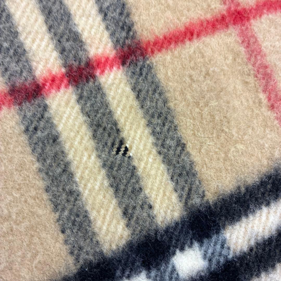 Burberry 大判毛布　ウール　100% 西川